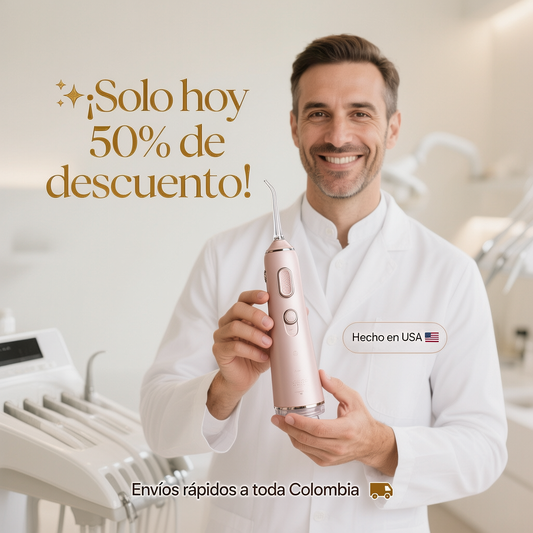 2.0 IRRIGADOR DENTAL PROFESIONAL CON 4 BOQUILLAS | LIMPIEZA PROFUNDA Y ALIENTO FRESCO