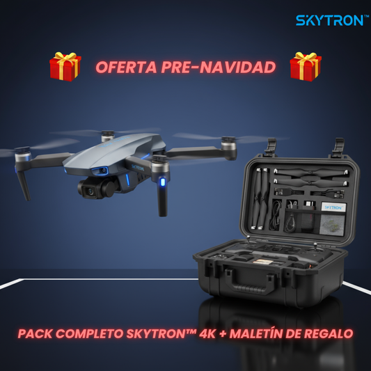 Dron doble cámara 4K + maletín